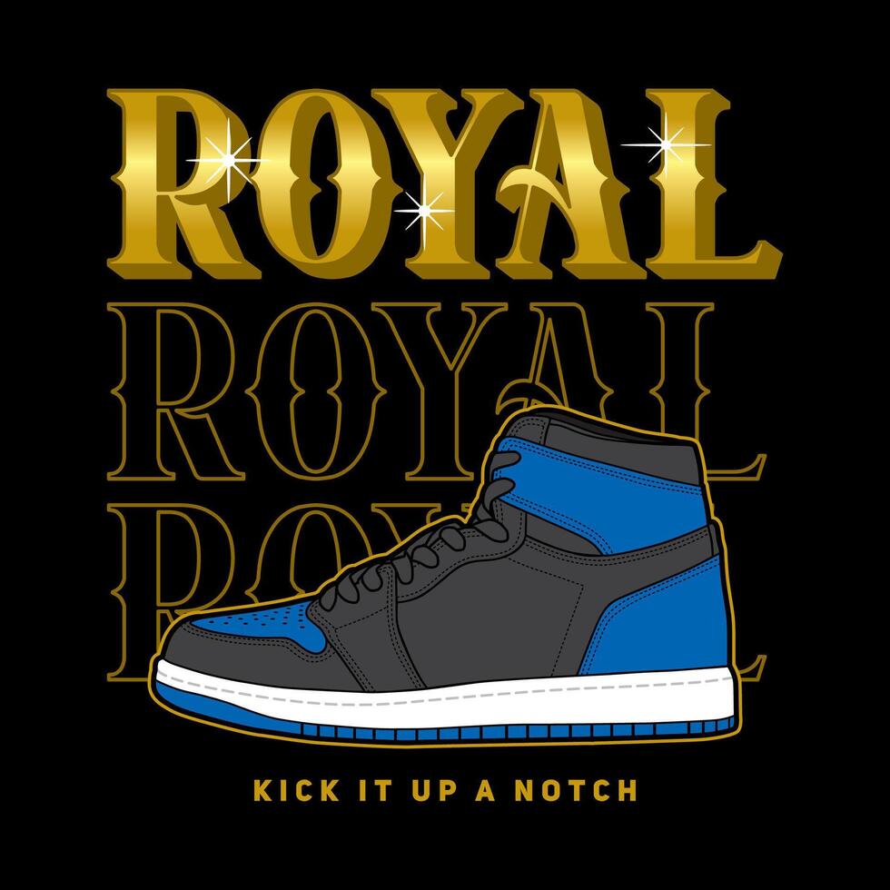 sportschoenen schoenen met leuze belettering typografie Op maat doopvont voor t-shirt straatkleding. sneaker t-shirt ontwerp hipster logo icoon illustratie vector