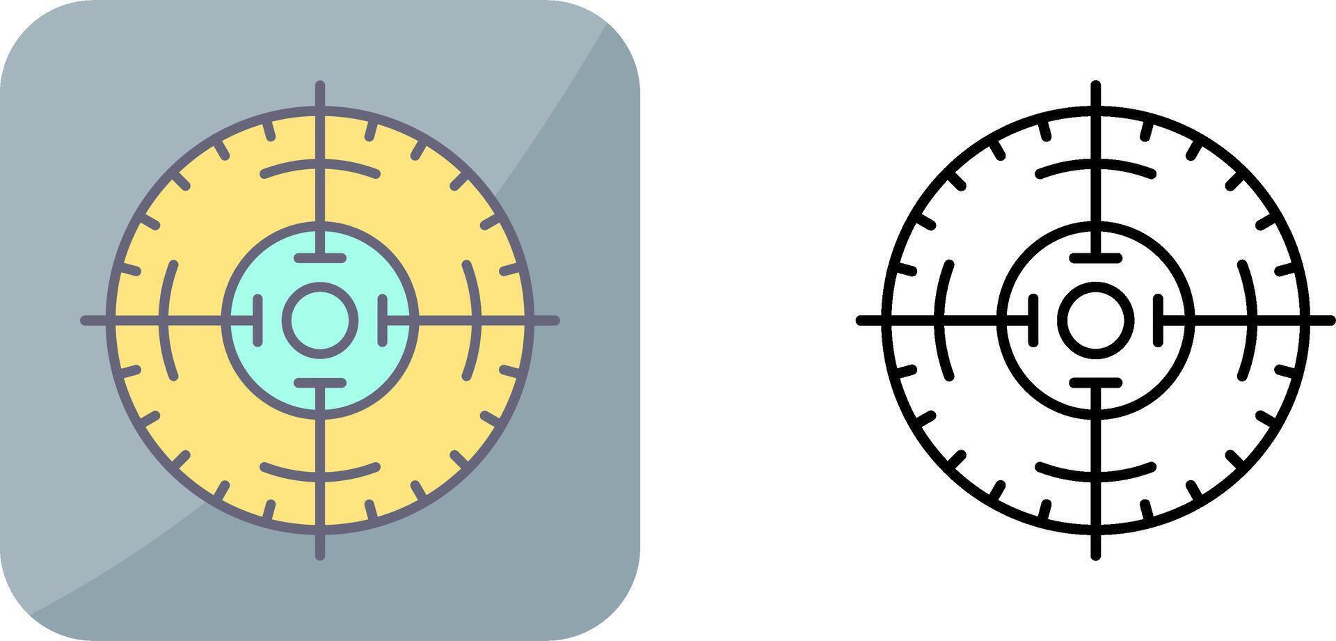 doelpictogram ontwerp vector