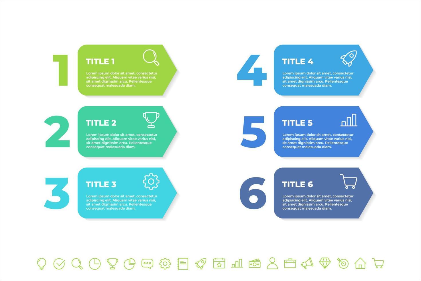 zakelijke infographic sjabloonontwerp. optie infographic sjabloonontwerp vector