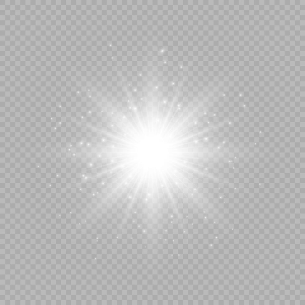 licht effect van lens fakkels vector