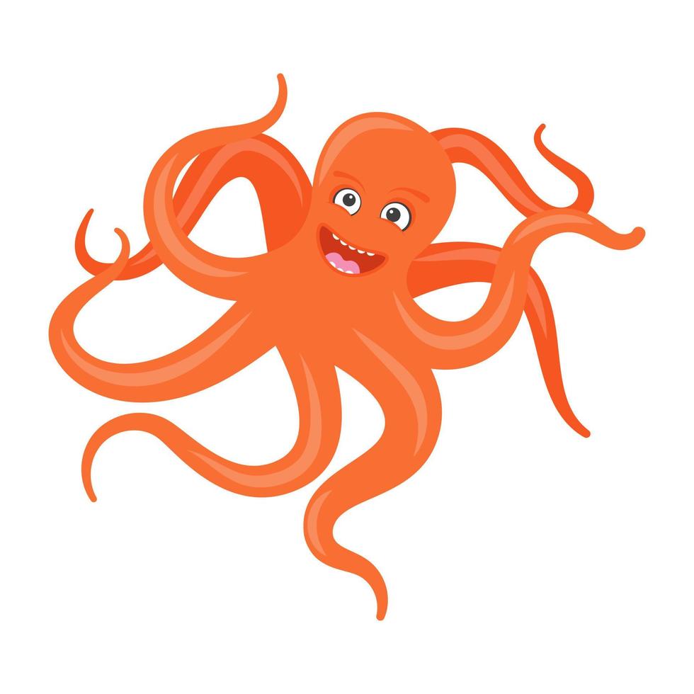 trendy octopusconcepten vector