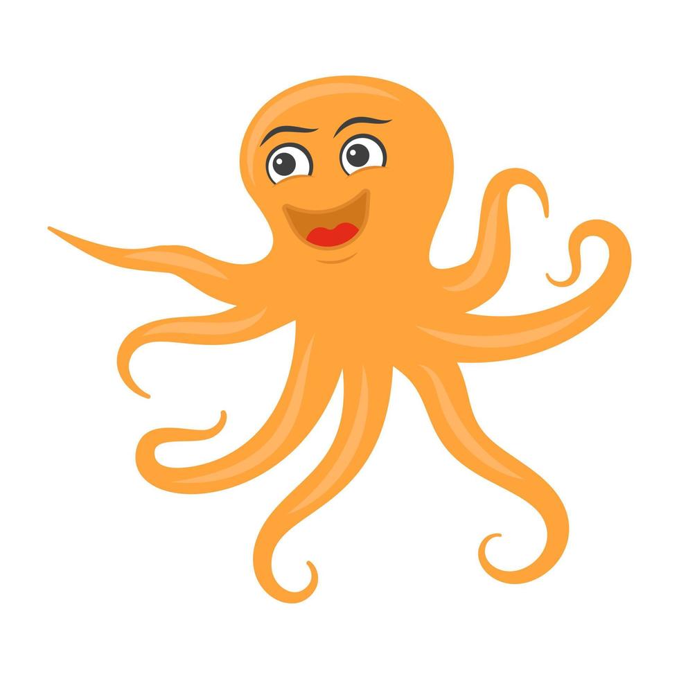 trendy octopusconcepten vector