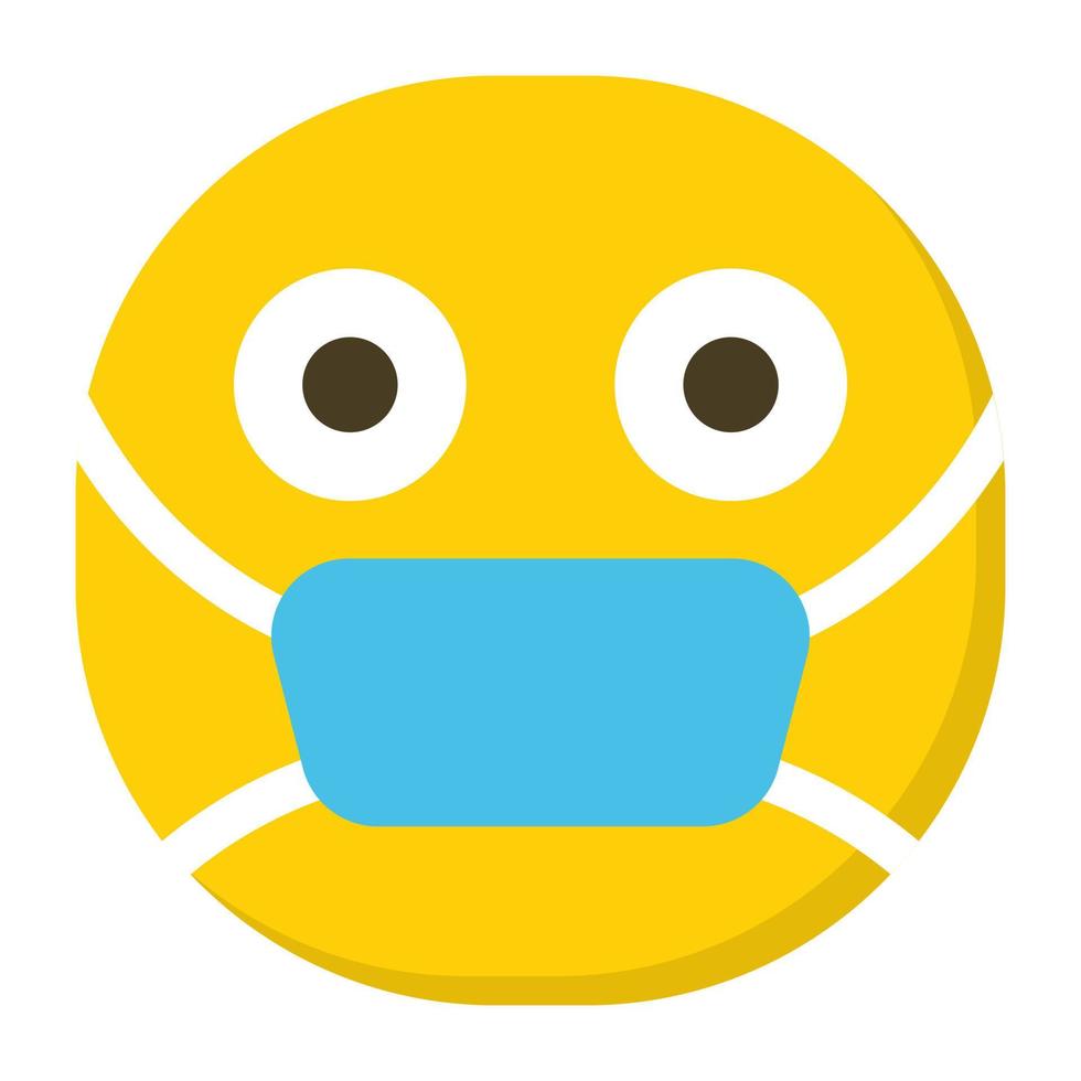 masker emoji concepten vector