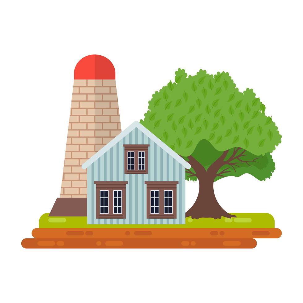 boerderij illustratie concepten vector