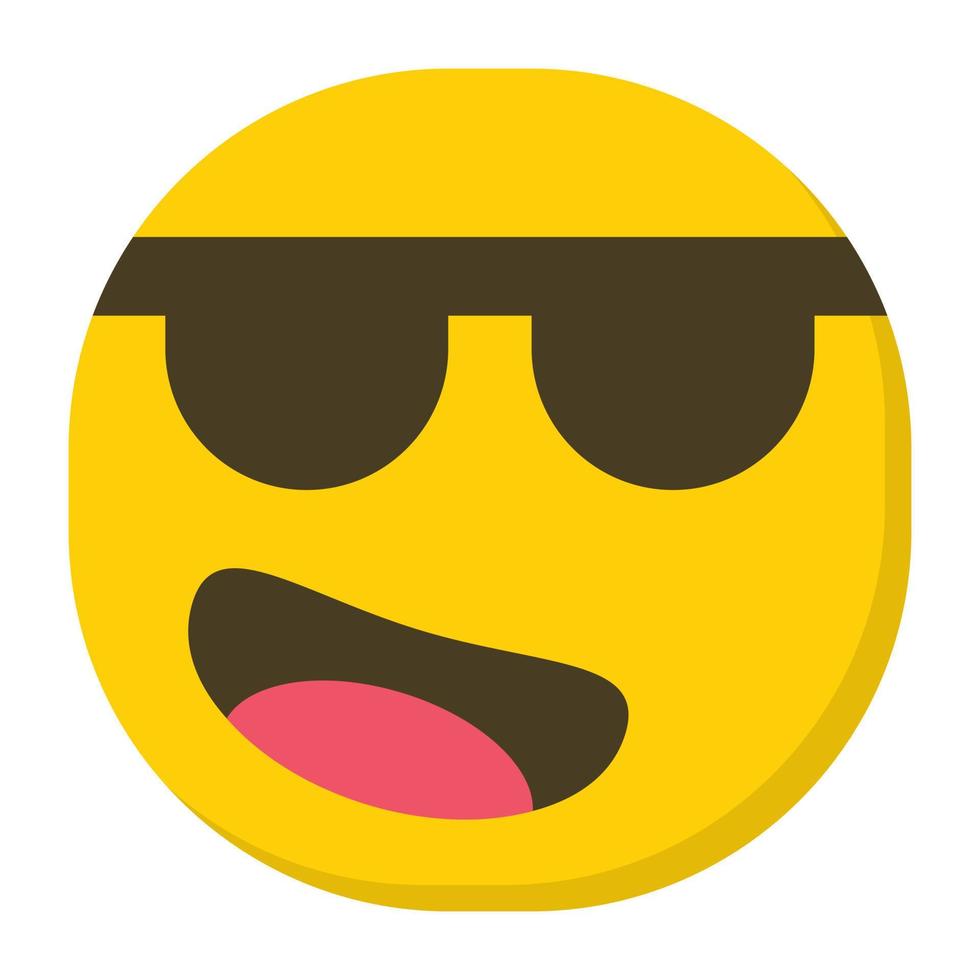 coole emoji-concepten vector