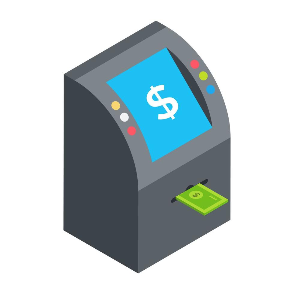 ATM-machine concepten vector