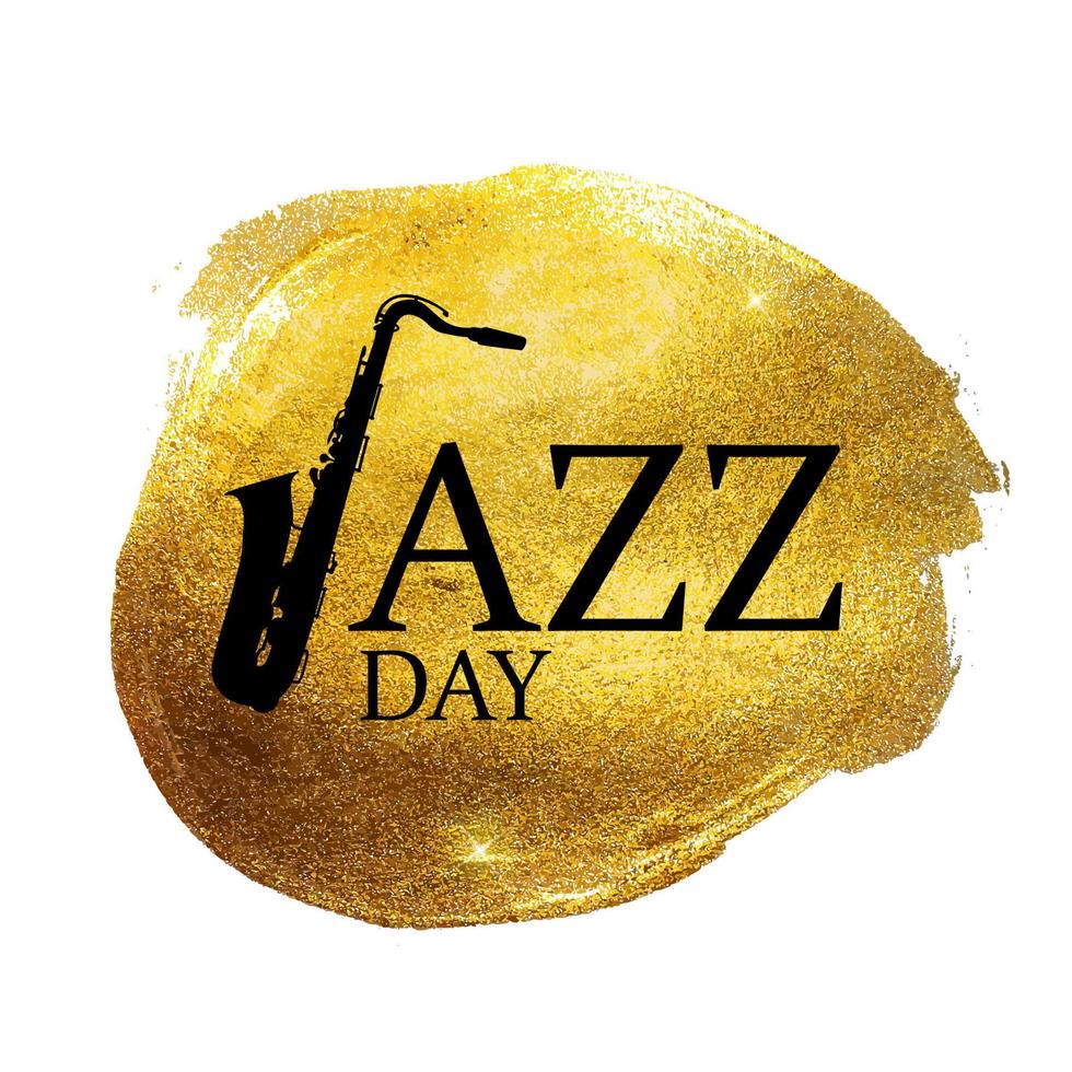 jazz dag achtergrond. vector illustratie