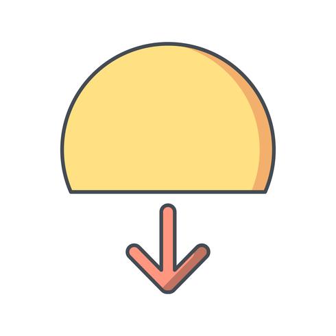 Zonsondergang Vector Icon