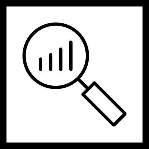 Vector analyse pictogram