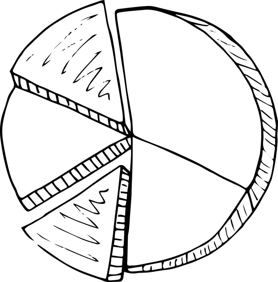 handgetekende zakelijke symbolen. vector