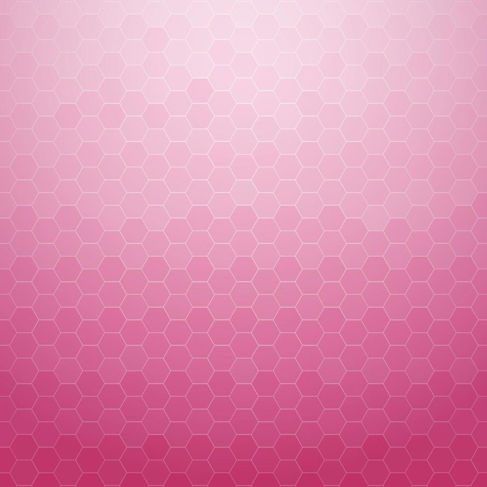 abstracte technologie geometrische zeshoek roze achtergrond voor ontwerpen vector