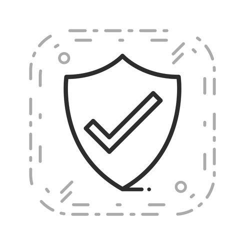 Vector schild pictogram