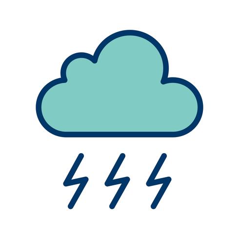 storm vector pictogram