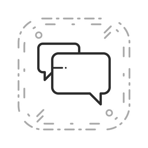 Vector Chat-pictogram