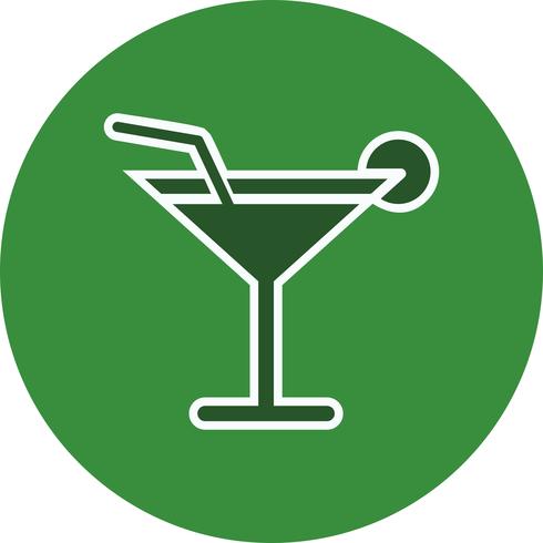 Vector cocktail pictogram