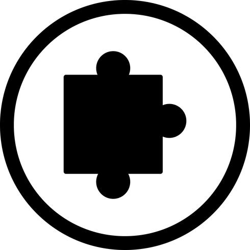 Vector puzzel stuk pictogram