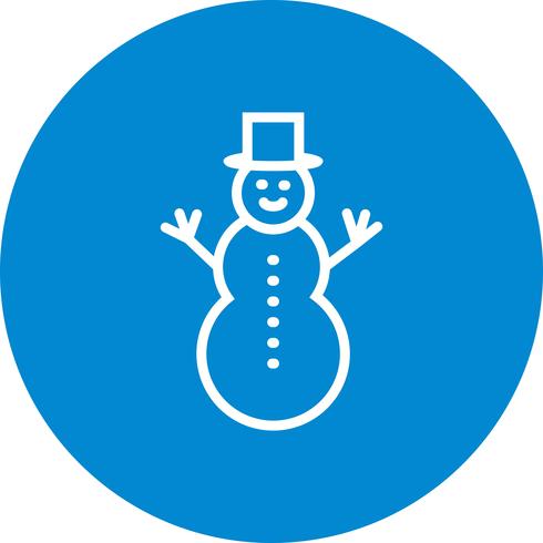 Sneeuwpop Vector Icon