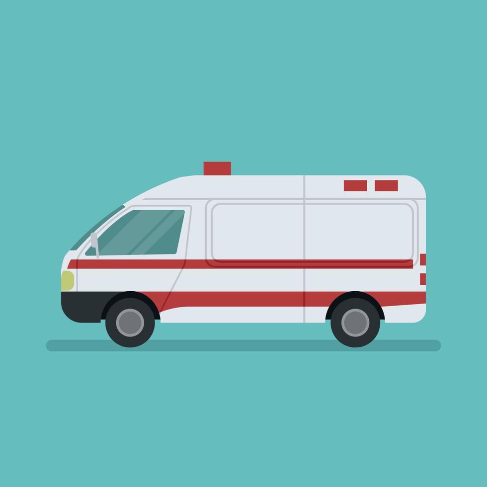 medische nood ambulance vector ontwerp