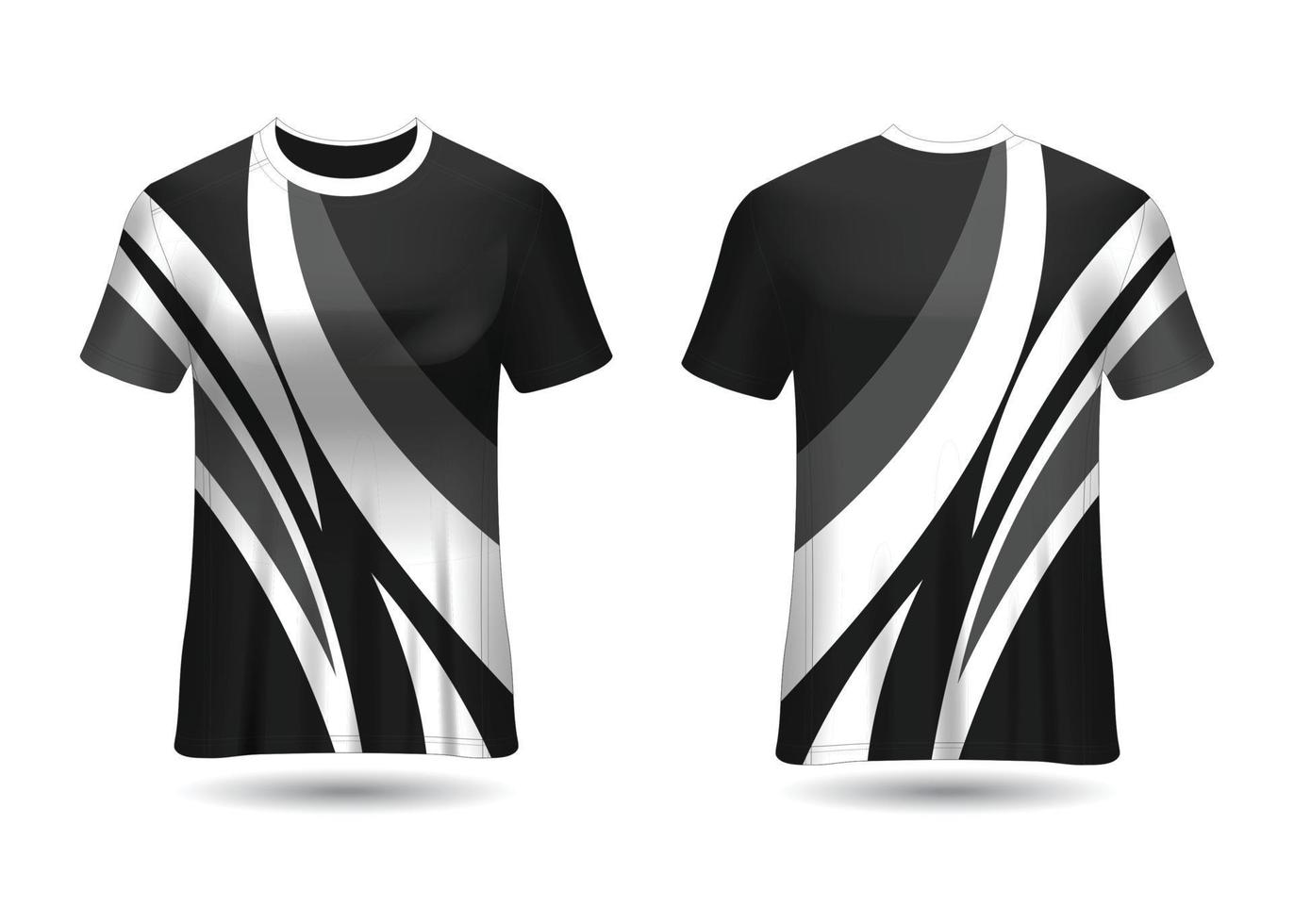 sport race jersey ontwerpsjabloon voor teamuniformen vector