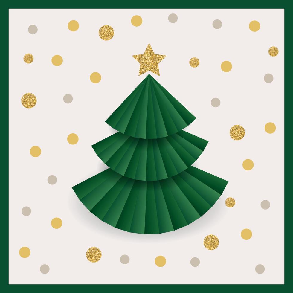 abstracte kerstboom kaart achtergrond vectorillustratie vector