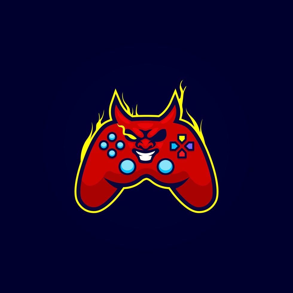 mascotte van de gamecontroller vector