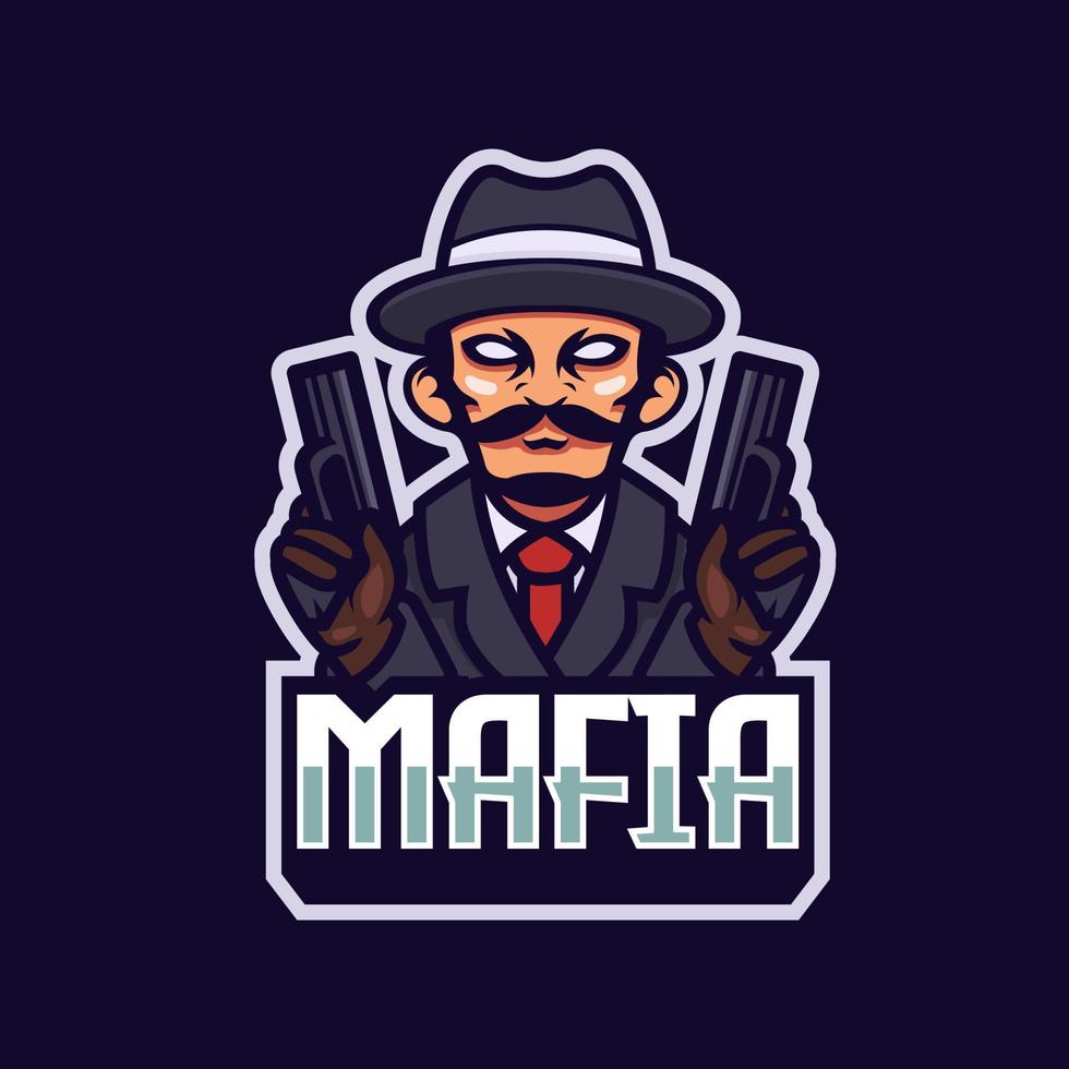 maffia e-sport logo vector