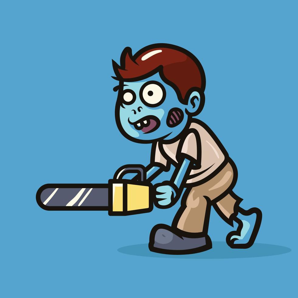 zombie mascotte afbeelding ontwerp vector