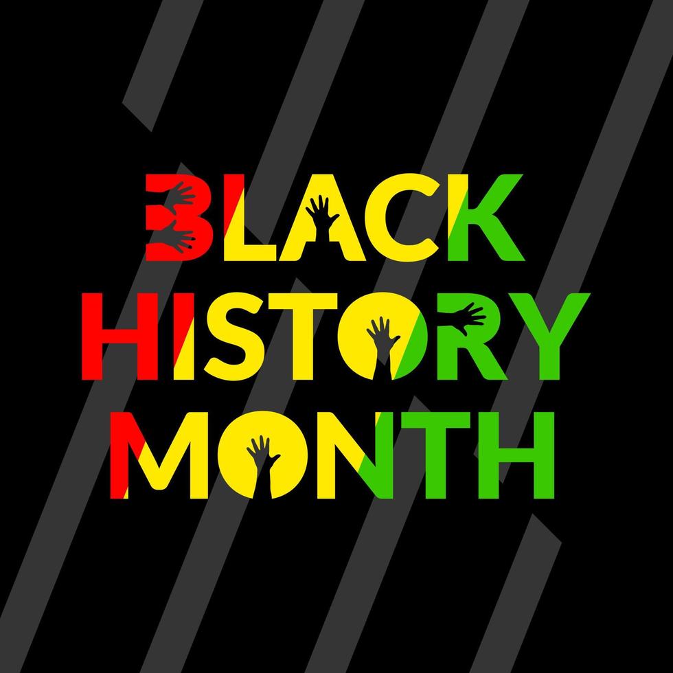 zwarte geschiedenis maand achtergrond afbeelding vector