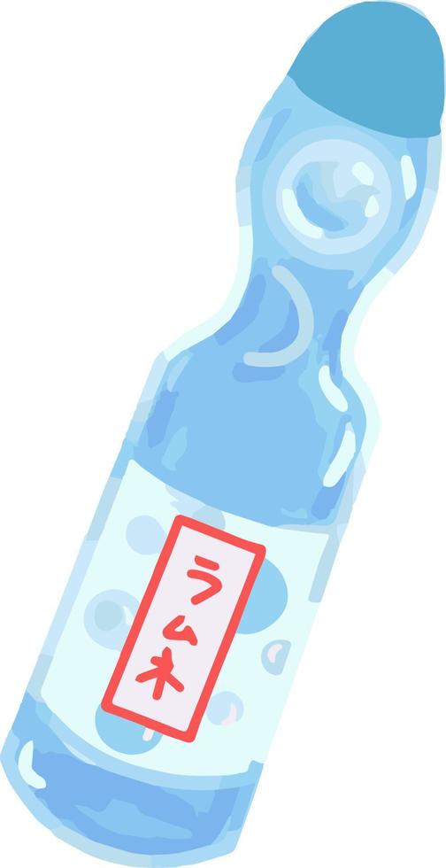 natsu matsuri japans zomerfestival element ramune limonade vector