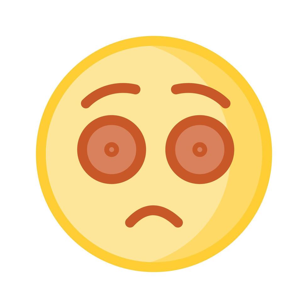 hebben een kijken Bij prachtig ontwerp bang emoji vector