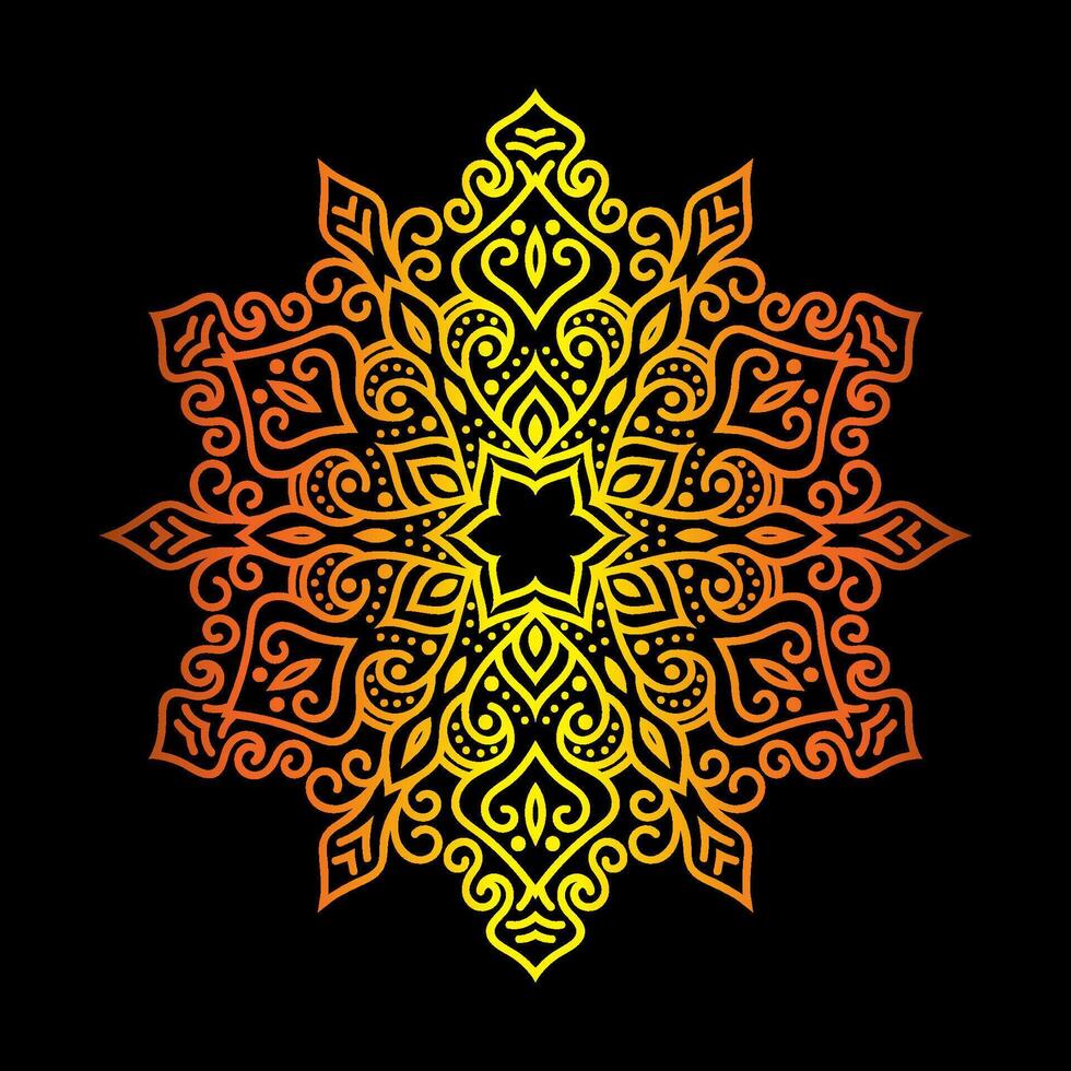 mandala kunst voor ontwerp wijnoogst decoratie, boek omslag, motief, etnisch ontwerp, ornament, achtergrond vector