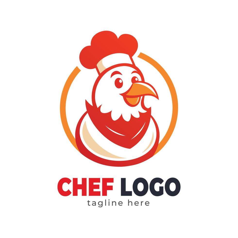 chef hoed logo en icoon vectorr ontwerp sjabloon vector