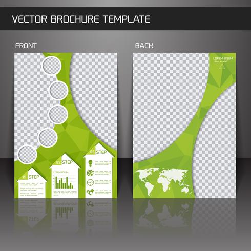 Flyer brochure sjabloon vector