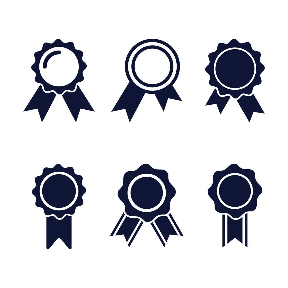 lint badge award pictogram vector sjabloon