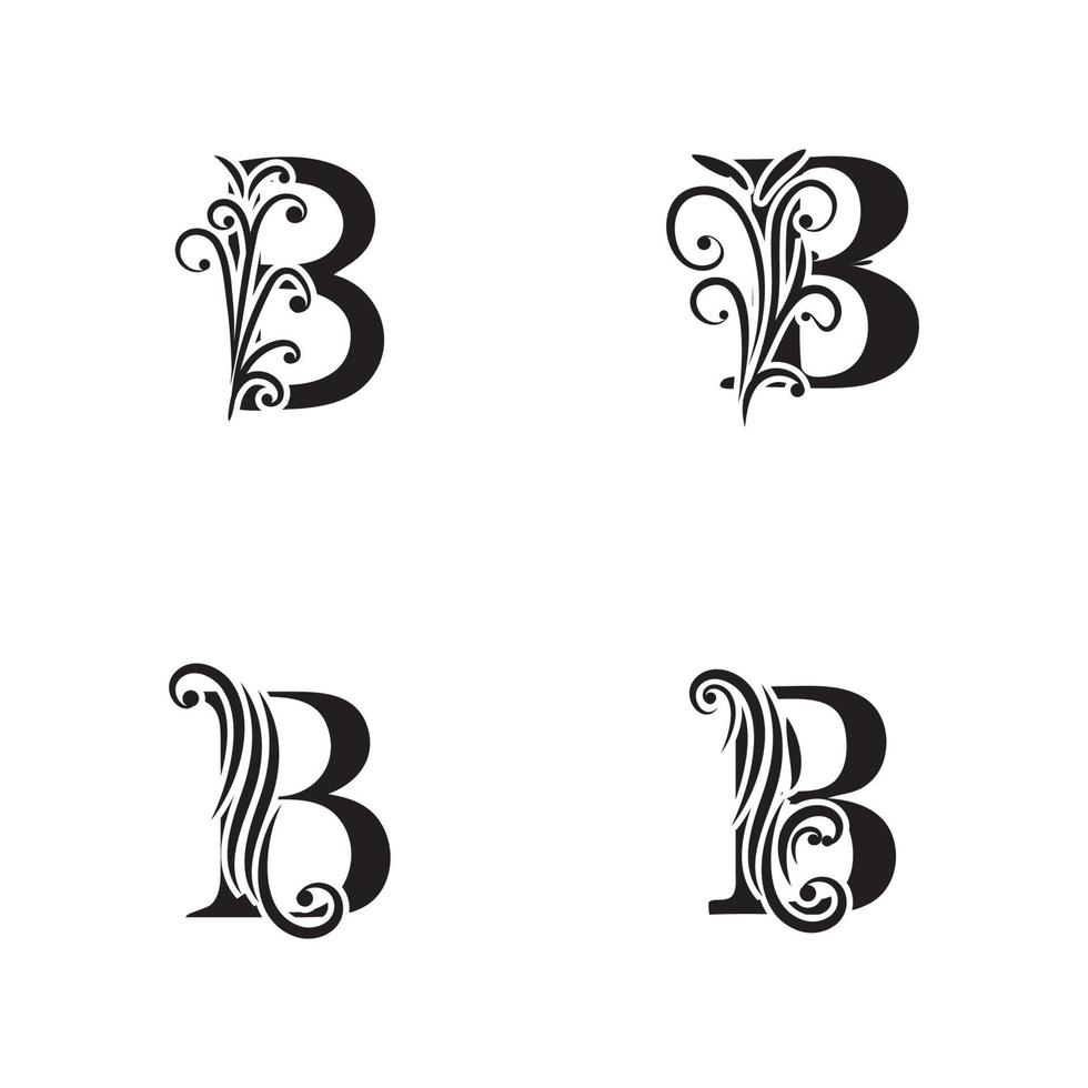 creatieve letter b logo sjabloon vector pictogram ontwerp