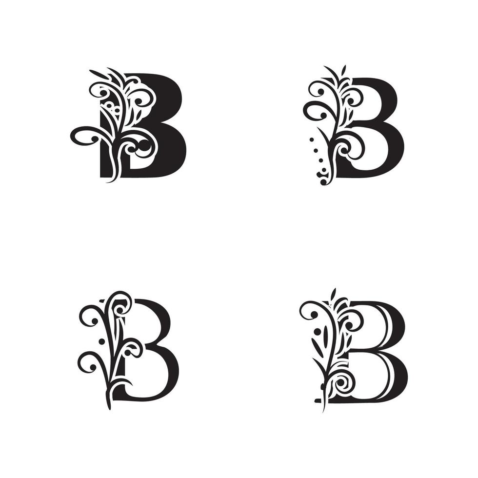 creatieve letter b logo sjabloon vector pictogram ontwerp