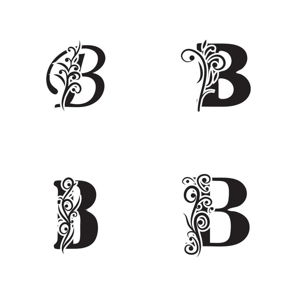 creatieve letter b logo sjabloon vector pictogram ontwerp