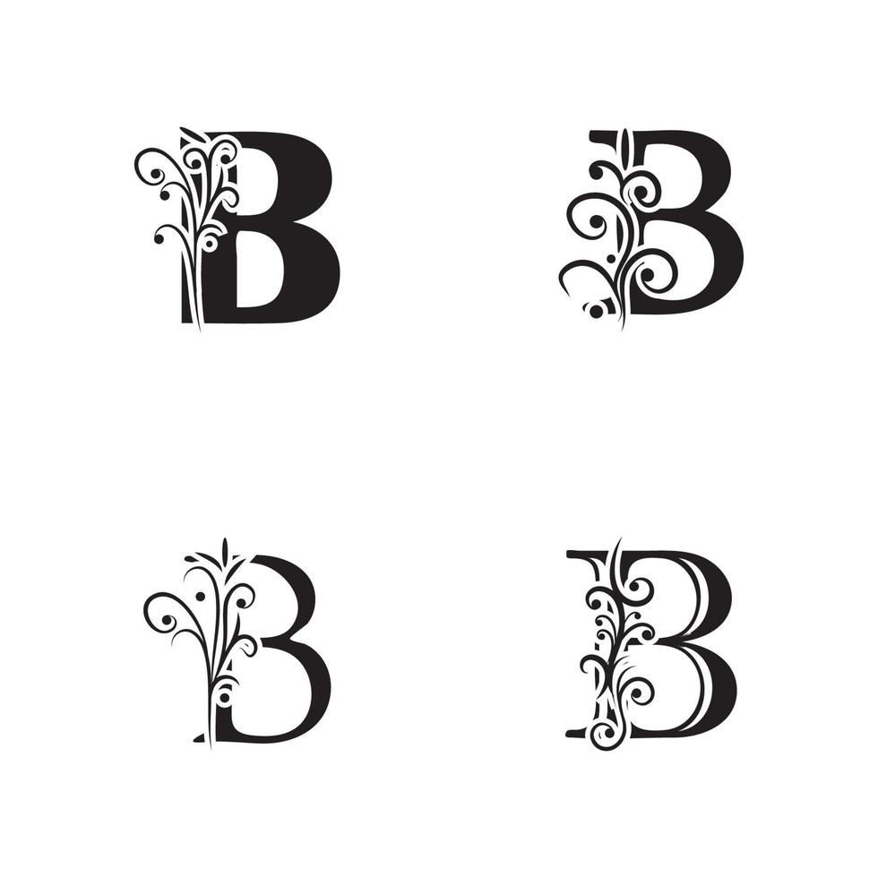 creatieve letter b logo sjabloon vector pictogram ontwerp