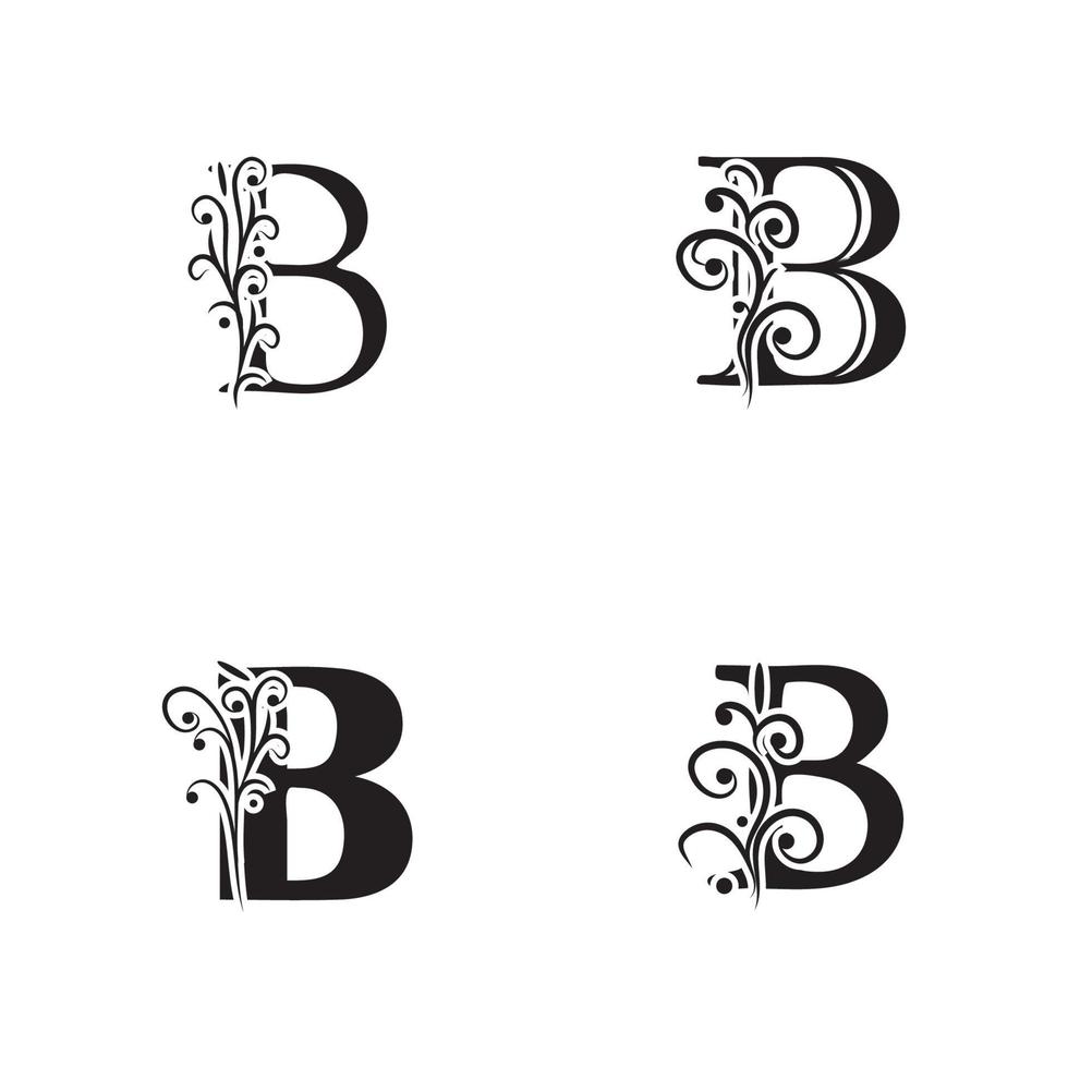 creatieve letter b logo sjabloon vector pictogram ontwerp