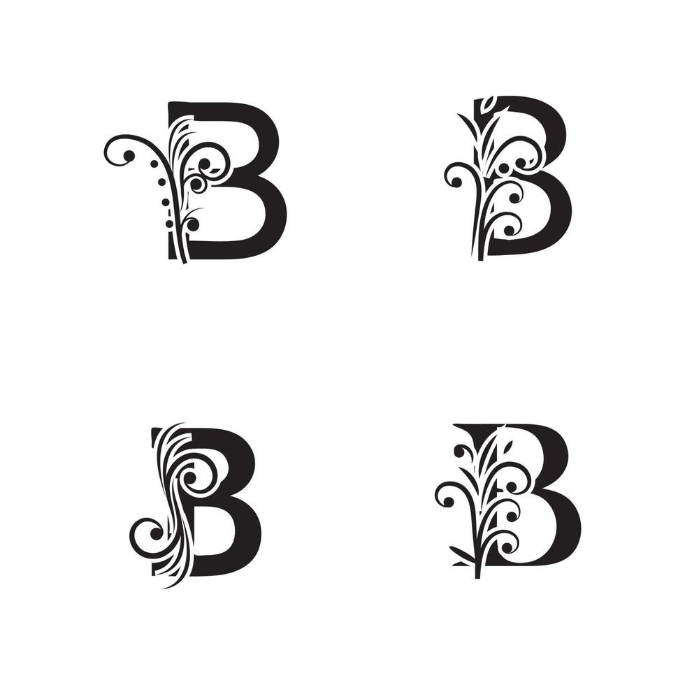 creatieve letter b logo sjabloon vector pictogram ontwerp