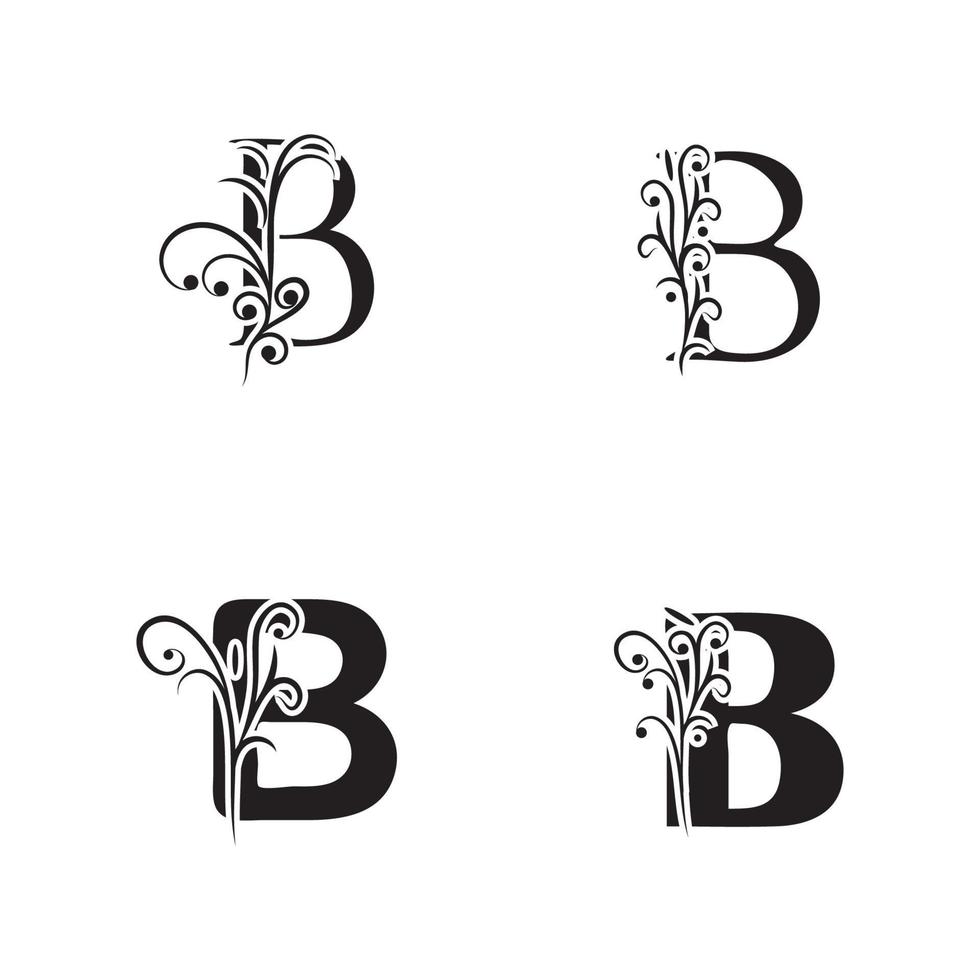 creatieve letter b logo sjabloon vector pictogram ontwerp