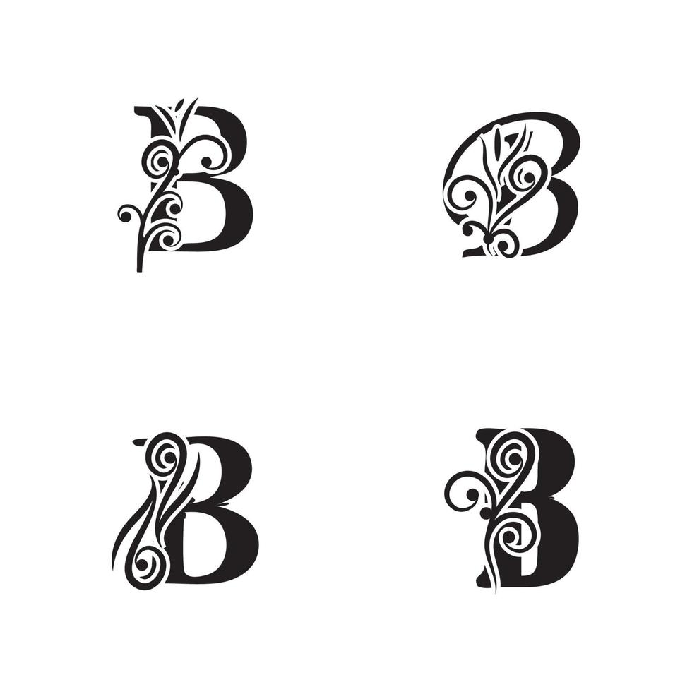 creatieve letter b logo sjabloon vector pictogram ontwerp