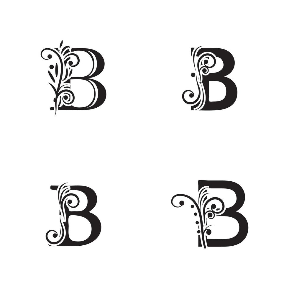 creatieve letter b logo sjabloon vector pictogram ontwerp