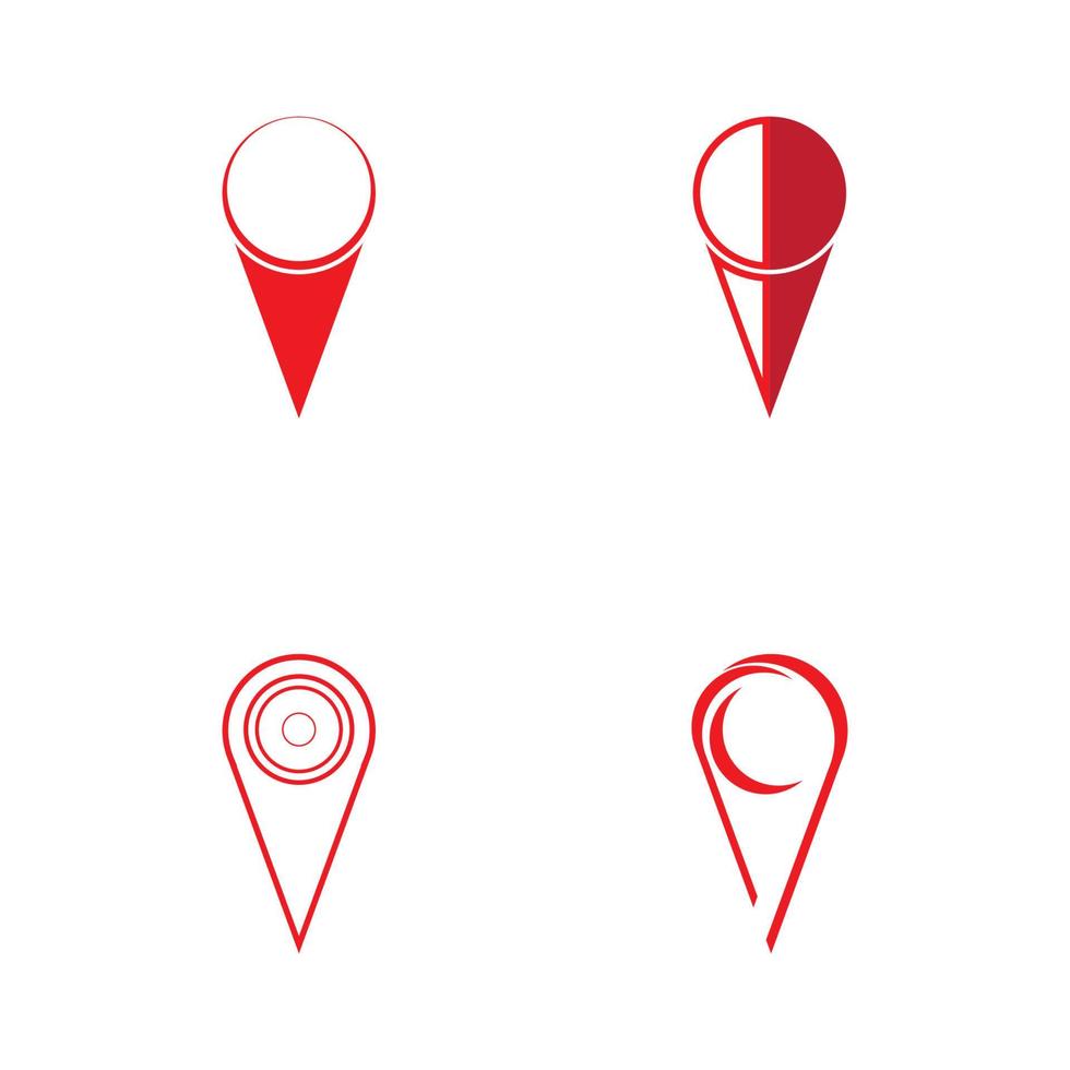 locatie punt pictogram logo vector illustratie ontwerp