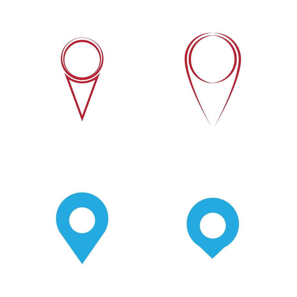 locatie punt pictogram logo vector illustratie ontwerp