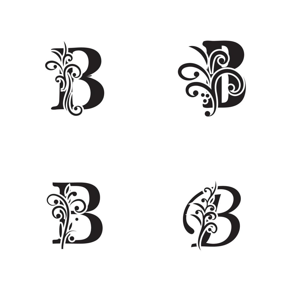 creatieve letter b logo sjabloon vector pictogram ontwerp