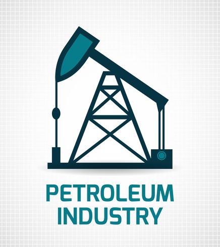 Olie-industrie poster vector