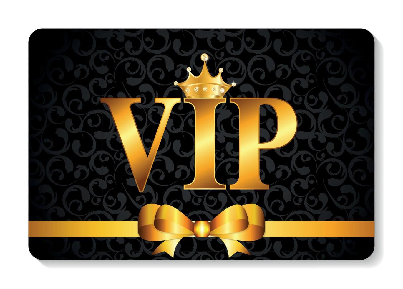 VIP-ledenkaart vectorillustratie vector