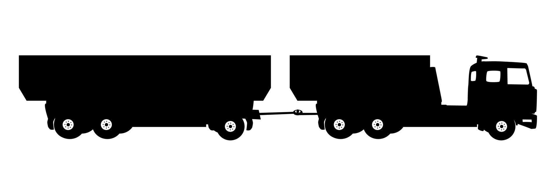 meeste auto vrachtwagen. vectorillustratie. vector