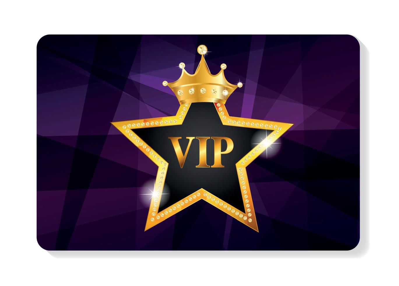 VIP-ledenkaart vectorillustratie vector